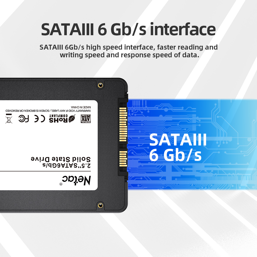 Netac SATA3 SSD 2.5‘‘ 2tb 1tb  - Ssd 500Gb recension och pris
