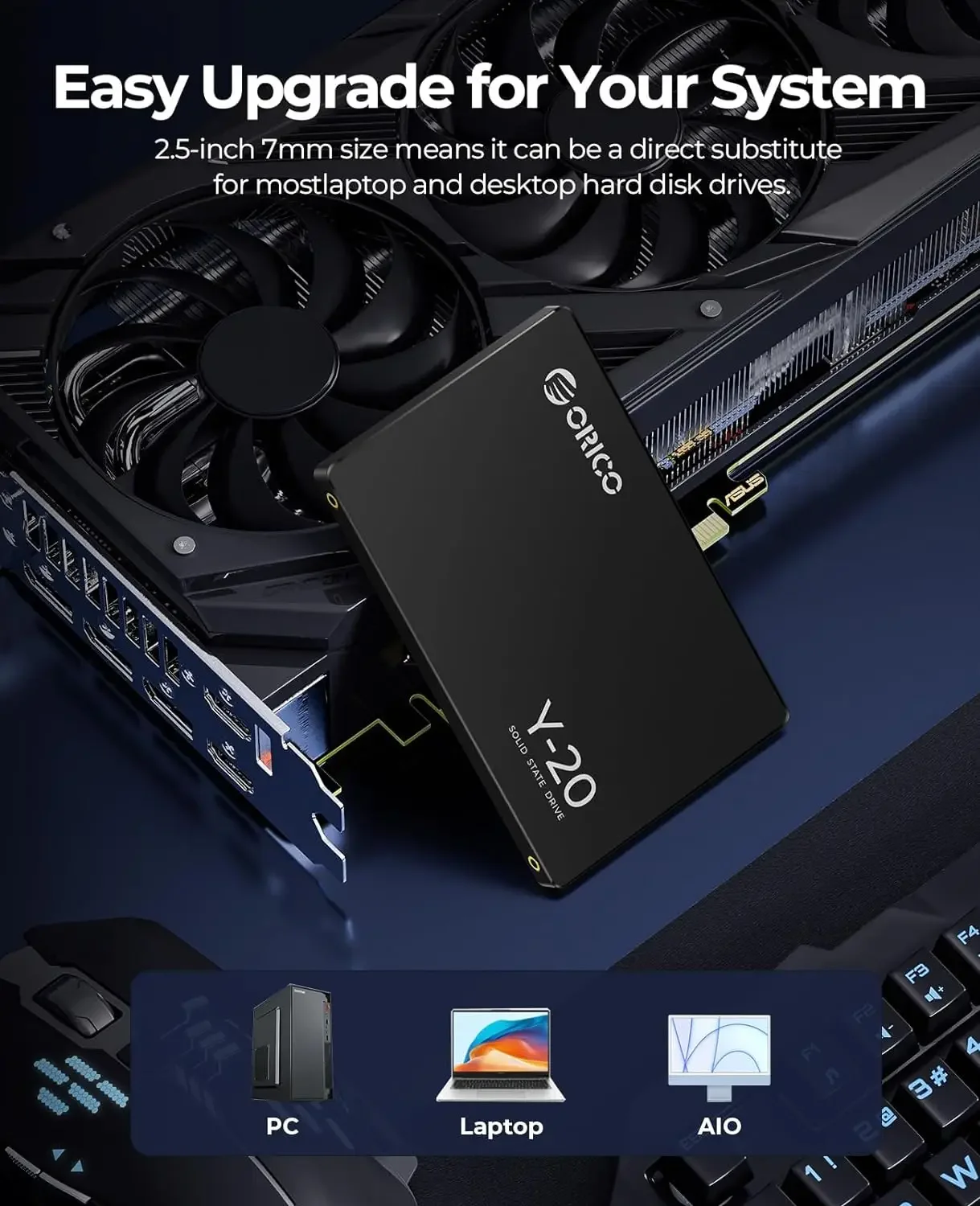 ORICO SATA III SSD 2.5” Intern - Ssd 500Gb recension och pris