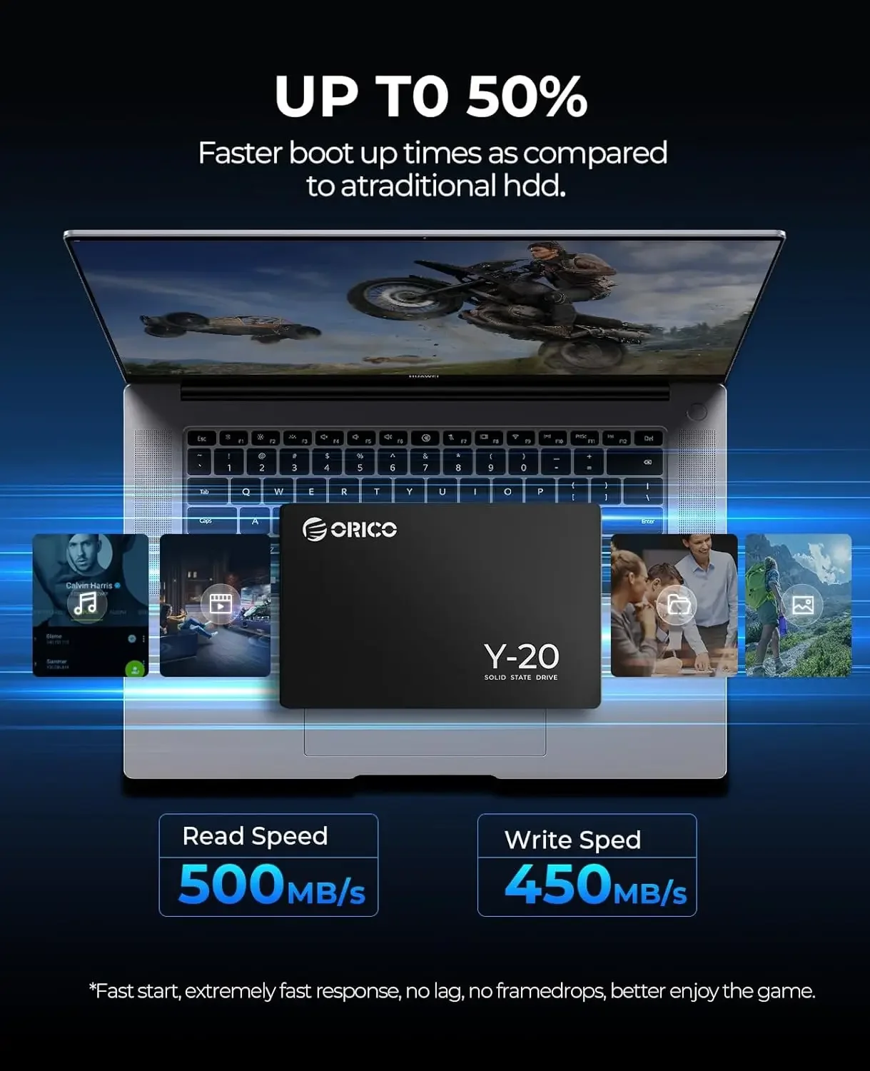 ORICO SATA III SSD 2.5” Intern - Ssd 500Gb recension och pris