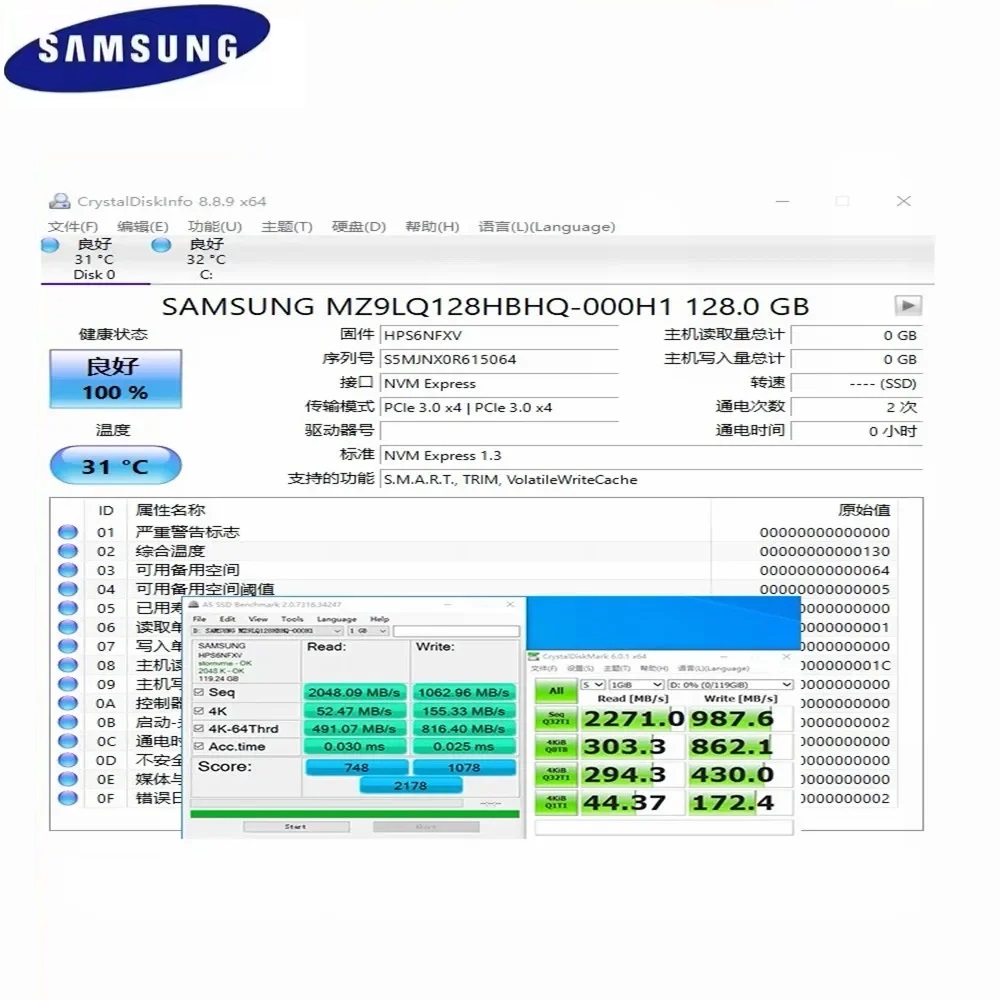 Samsung M.2 2230 SSD PM991a 1T - Samsung Ssd recension och pris