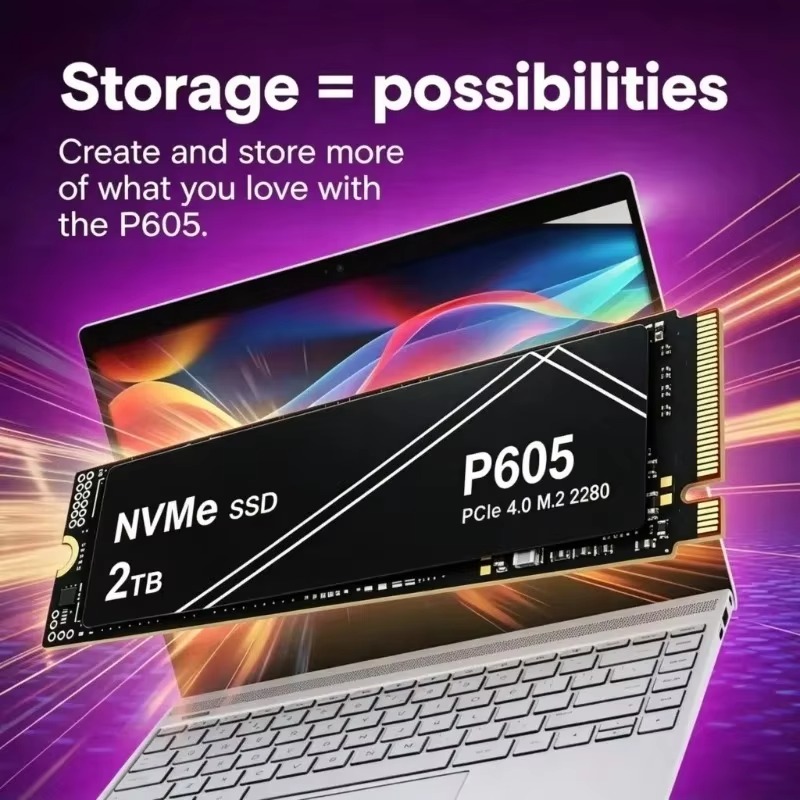 P605 500GB/1TB/2TB/4TB PCIe NV - Ssd 2Tb recension och pris