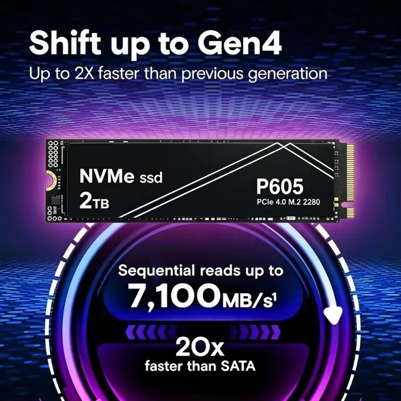 P605 500GB/1TB/2TB/4TB PCIe NV - Ssd 2Tb recension och pris