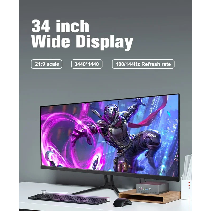 34 Inch Curved Monitor 144HZ 1 - Memory Card Ssd recension och pris
