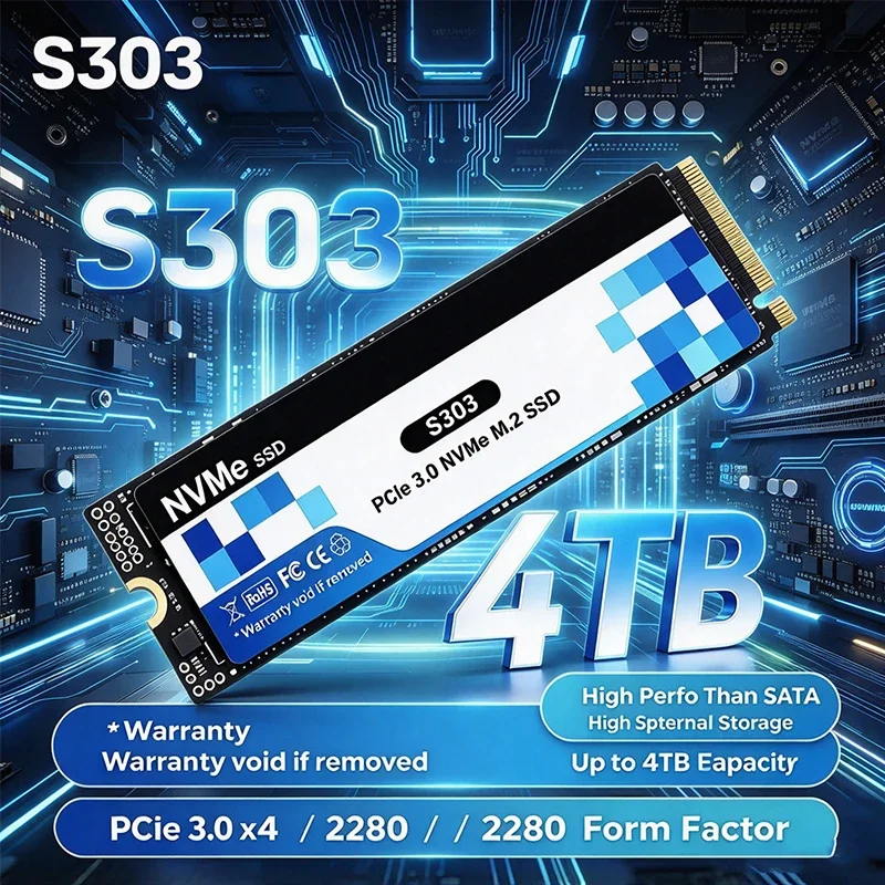 2026 New Original S303 M.2 SSD - Ssd 500Gb recension och pris
