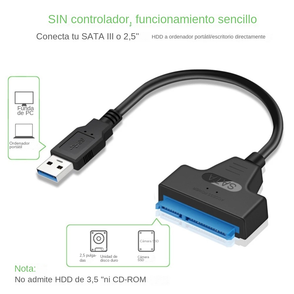 USB 3.0 SATA 3 Cable Sata To U - Sata Ssd recension och pris
